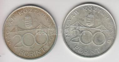 1994. 200Ft Ag "Deák" (2x) T:2