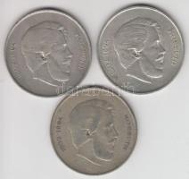 1947. 5Ft Ag "Kossuth" (3x) T:2-,3