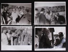 1948-1956 11db-os fotósorozat Nagy Imréről, későbbi nagyítások eredeti negatívokról, 13x18-18x24cm