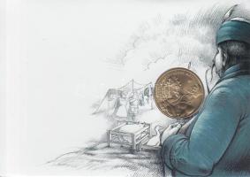 2001. 200Ft "Lúdas Matyi" érmés levelezőlapon T:BU