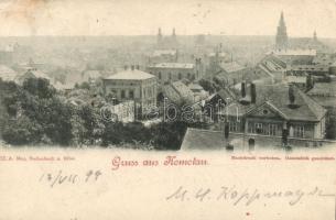 1899 Chomutov with synagogue (EB)