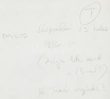 1912-es felvétel Széchenyi Zsigmondról, aki Sárpentelén 23 fácánkakast lőtt, 1970-1980 körüli nagyít...