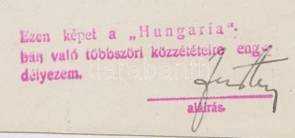 cca 1940 A Hungaria Magazinban megjelent misztikus fotó a szikla-kápolna szerzeteseiről (aláírva, pe...