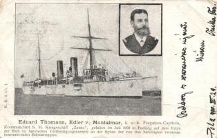 K.u.K. navy, SMS Zenta, Eduard Thomann (fa)