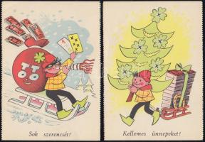 3 db modern lottó motívumlap / 3 modern lottery motive cards