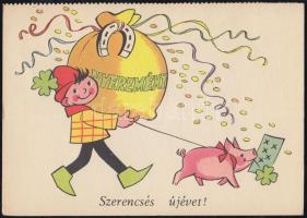 3 db modern lottó motívumlap / 3 modern lottery motive cards