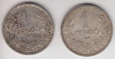 1927. 1P Ag (2x) T:2-
