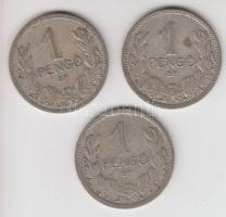 1926. 1P Ag (3x) T:3