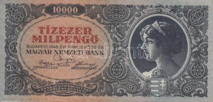 1946. 10.000MP (3x) egymásutáni sorszámmal T:I-,II