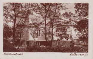 Balatonalmádi, Stelker penzió (levágott / cut)