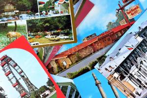 Több mint 700 főleg színes külföldi városképes lap, érdekes vegyes anyag