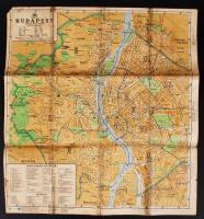 1938 A XXXIV. Eucharisztikus Világkongresszus Budapest-térképe /  Budapest map of the 34th Eucharistic Congress, 48x43,5cm