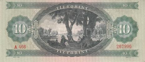 1962. 10Ft (2x) sorszámkövető + 1975. 20Ft + 1986. 50Ft + 1975. 100Ft T:I-,II,II-