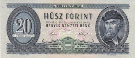 1962. 10Ft (2x) sorszámkövető + 1975. 20Ft + 1986. 50Ft + 1975. 100Ft T:I-,II,II-