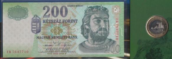 2009. 200Ft elsőnapi veret díszcsomagolásban +
2006. 200Ft "FB" "Búcsú a 200Ft-os ban...
