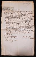 1867 Komáromi János pinkóci református lelkész (az író apja) által aláírt okmány