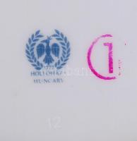 Hollóházi porcelán dobozkák, jelzettek, hibátlanok, matricás és kézzel festettek, m:10 cm, h:14 cm, ...