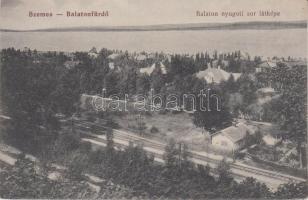 Balatonszemes, Nyugati sor, vasút (ázott / wet damage)