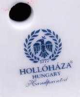 Hollóházi varró asszony, jelzett, kézzel festett, hibátlan, m:25 cm / Handpainted numbered Hollóházi...