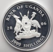 Uganda 2006. 2000Sh Ag "A labdarúgás halhatatlanjainak csarnoka - Szlovákia 1970-as évek / Jose...