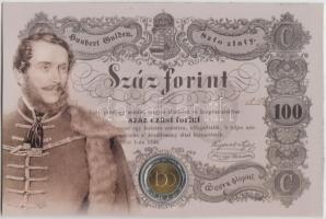 2002. 100Ft "Kossuth" elsőnapi veret sorszámozott díszlapon T:BU