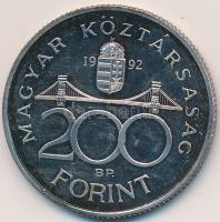 1992. 200Ft Ag "MNB" T:PP dísztokban