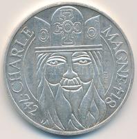 Franciaország 1990. 100Fr Ag "Nagy Károly" T:2
France 1990. 100 Francs Ag "Charlemagn...