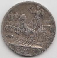 Olaszország 1913. 1L Ag "III. Viktor Emánuel" T:3 Italy 1913. 1 Lira Ag "Vittorio Emanuele III" C:F