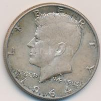 Amerikai Egyesült Államok 1964. 1/2$ Ag "Kennedy" T:2
USA 1964. 1/2 Dollar Ag "Kenned...