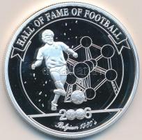 Uganda 2006. 2000Sh Ag "A labdarúgás halhatatlanjainak csarnoka - Belgium 1980-es évek / Eric G...