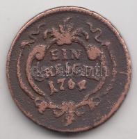 Bohémia 1760/1764. 1 Rézgaras (2x) T:3 Bohemia 1760/1764. 1 Greschl (2x) C:F