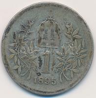 Ausztria 1895. 1K Ag T:2- Austria 1895. 1 Corona Ag C:VF