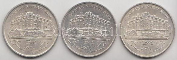 1993. 200Ft Ag "MNB" (3x) T:2