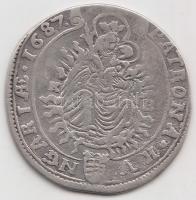 1687KB 15Kr Ag "I. Lipót" (5.12g) T:2-
Huszár 1427., Unger II.: 1061