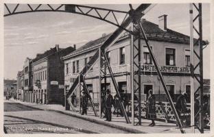 Munkács, Mukacevo; Masarykova ulice / street, Hotel Venezia