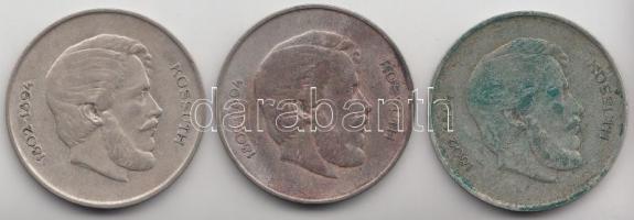 1947. 5Ft Ag "Kossuth" (3x) T:3