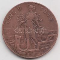 Olaszország 1915R 5c T:2- Italy 1915R 5 Cents C:VF
