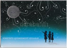 2005. 50Ft "Nemzetközi Gyermekmentő Szolgálat" elsőnapi veret sorszámozott emléklapon T:BU