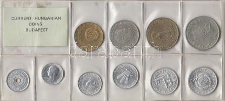 1984. 2f-20Ft 10db klf érmés forgalmi sor fóliatokban T:1