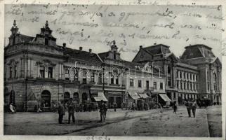 Beregszász Grand Szálloda, járásbíróság, Corso mozi, Bata üzlet / Grand Hotel, court, cinema, shop Vissza So.Stpl
