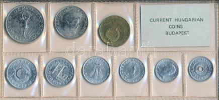 1979. 2f-10Ft 9db klf érmés forgalmi sor fóliatokban T:1