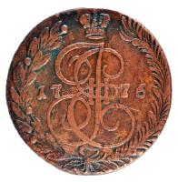 Oroszország 1776E-M 5k Cu "II.Katalin" T:3 Russia 1776E-M 5 Kopeks Cu "Catherine II" C:F