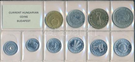 1985. 2f-20Ft 10db klf érmés forgalmi sor fóliatokban T:1