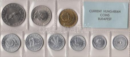 1978. 2f-10Ft 9db klf érmés forgalmi sor fóliatokban T:1