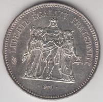 Franciaország 1977. 50Fr Ag "Herkules csoport" T:1
France 1977. 50 Francs Ag "Hercule...