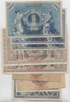 Német Birodalom / Császárság 10db bankjegy T:vegyes
Germany / Empire 10pcs of banknotes C:mixed