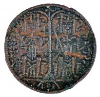 1172-1196. Rézpénz (2x) Cu "III. Béla" T:2,2- hullámos
Huszár 72.,Unger I.: 114