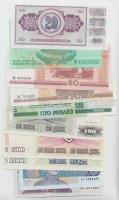 10db vegyes modern bankjegy T:I
10 pcs of mixed modern banknotes C:UNC