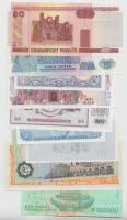 10db vegyes modern bankjegy T:I
10 pcs of mixed modern banknotes C:UNC