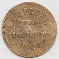 Sopron ~1930-1940. "Sempronia" Cu cigaretta bárca T:2-